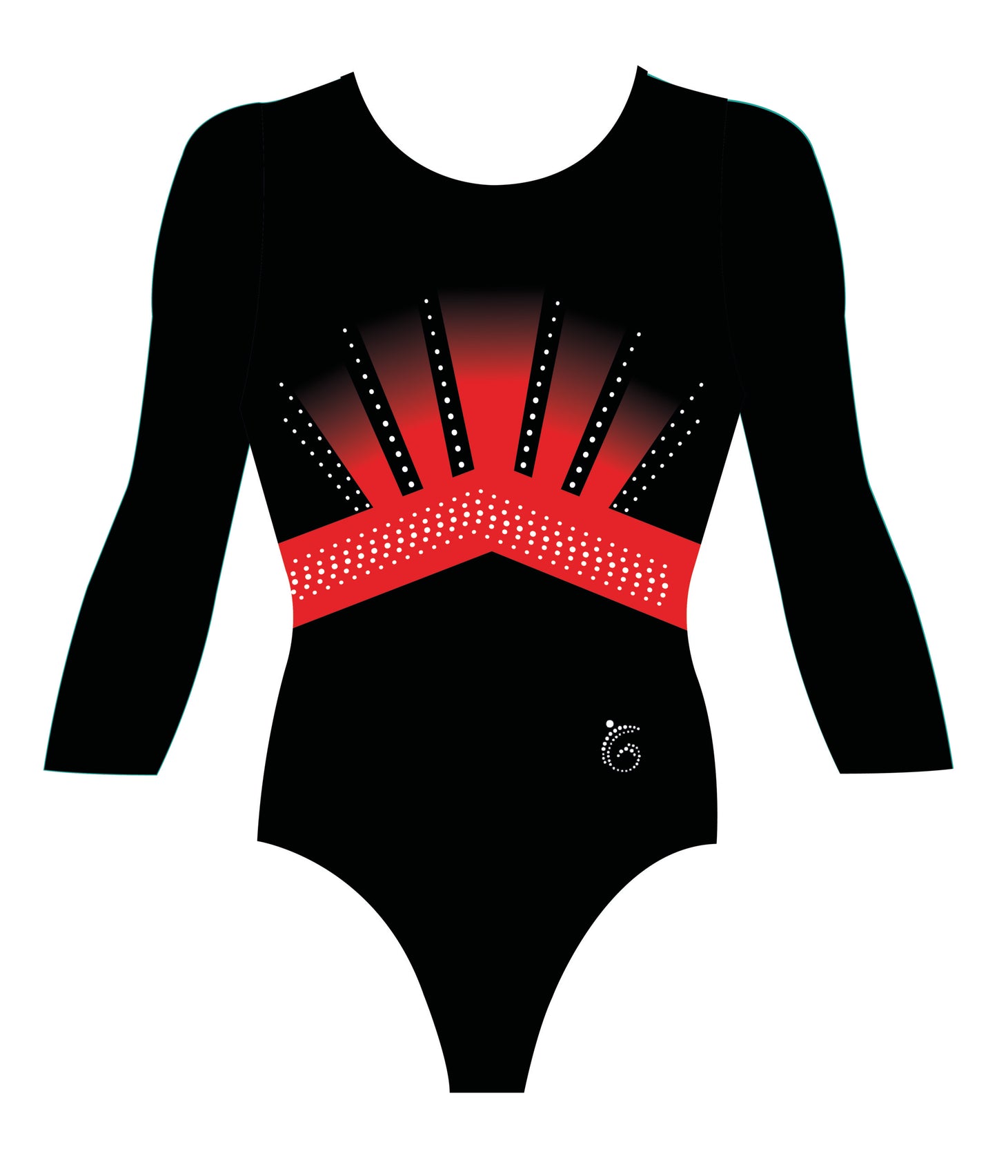 Custom Quick Ship Sunset Shimmer Leotard Long Sleeve
