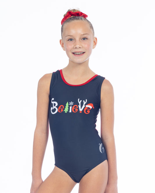 Believe Criss Cross Open Back Leotard