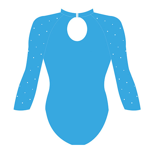 Custom Quick Ship Divine Dazzle Leotard Long Sleeve