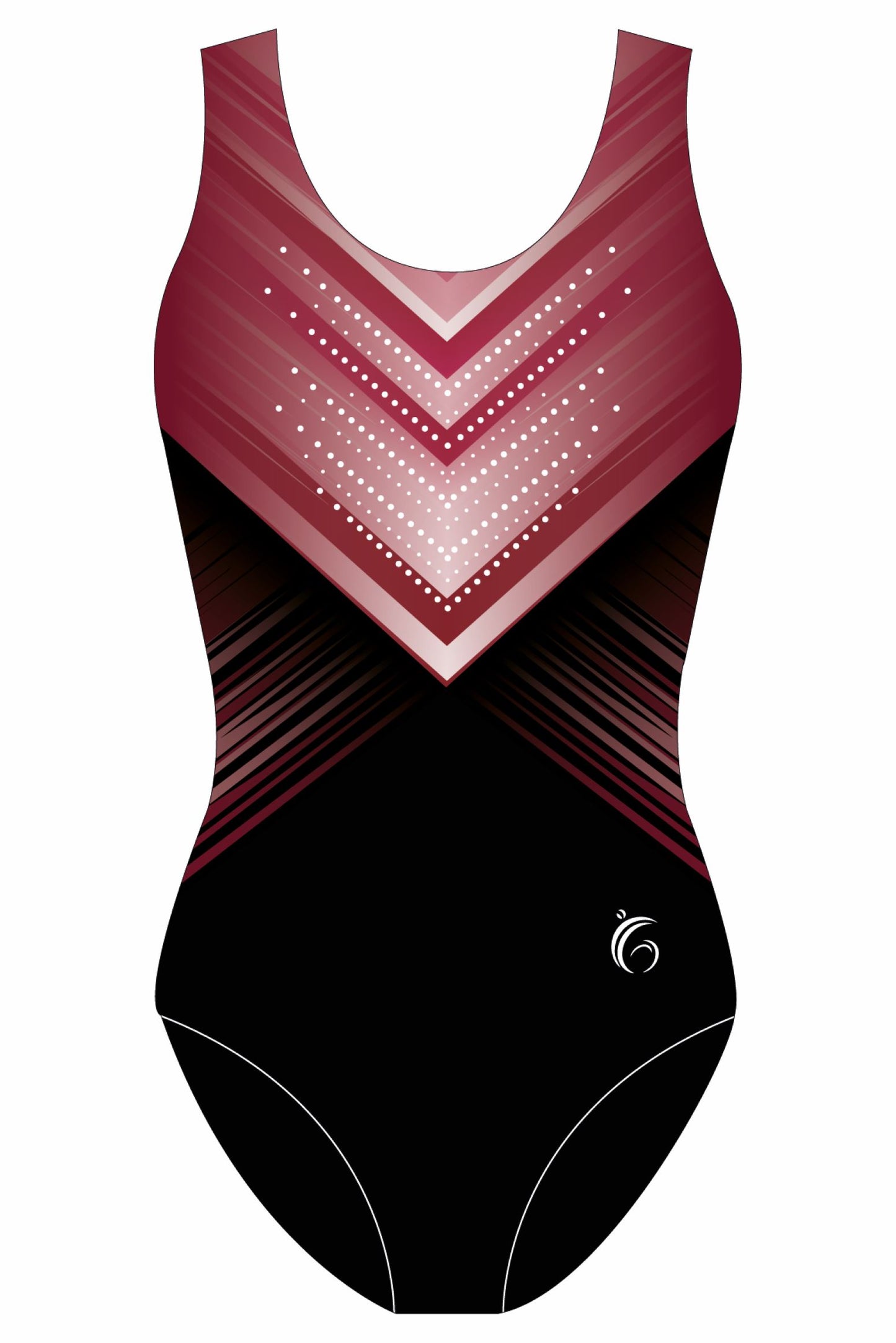 Custom Quick Ship Amazing Lines Sleeveless Leotard