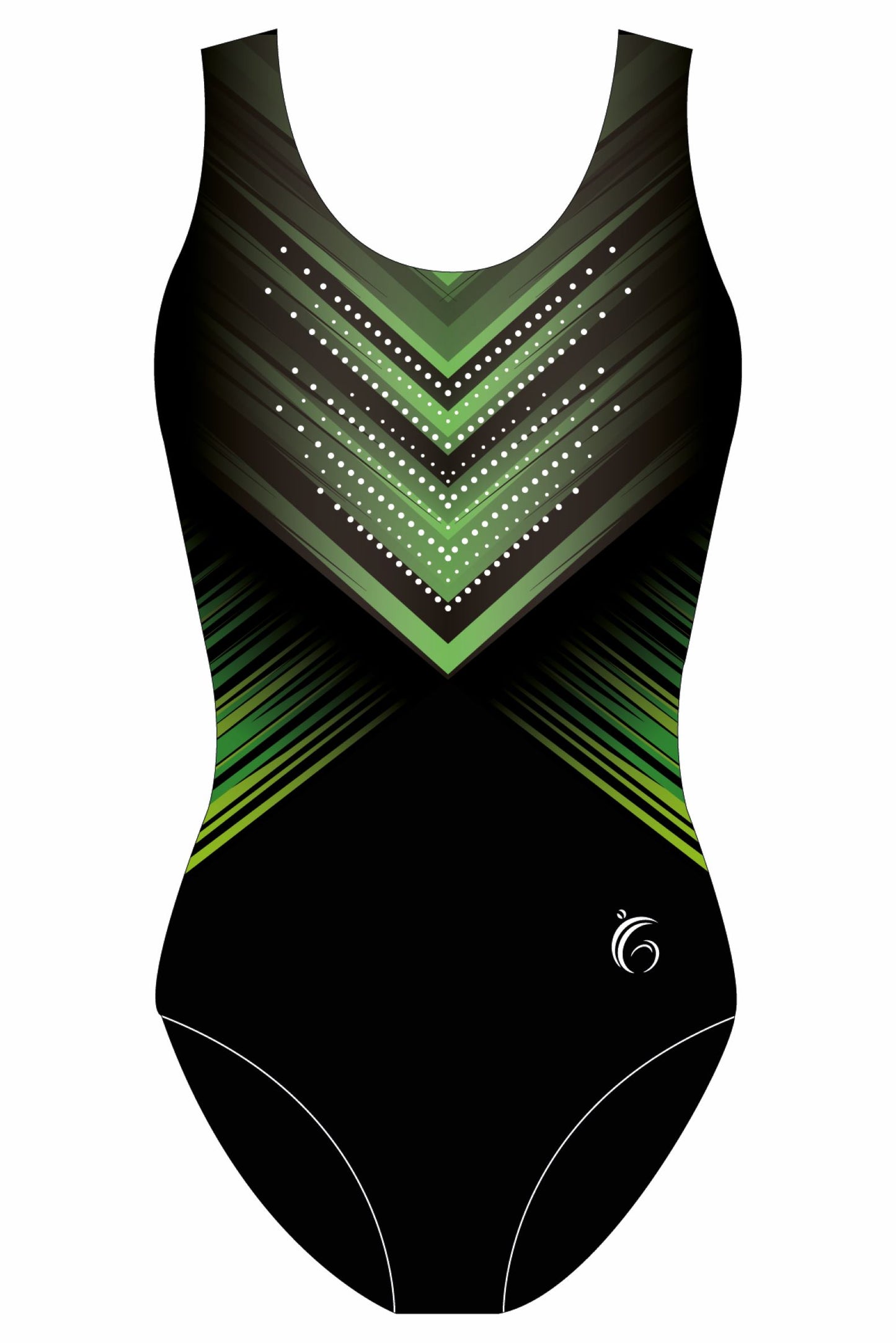 Custom Quick Ship Amazing Lines Sleeveless Leotard