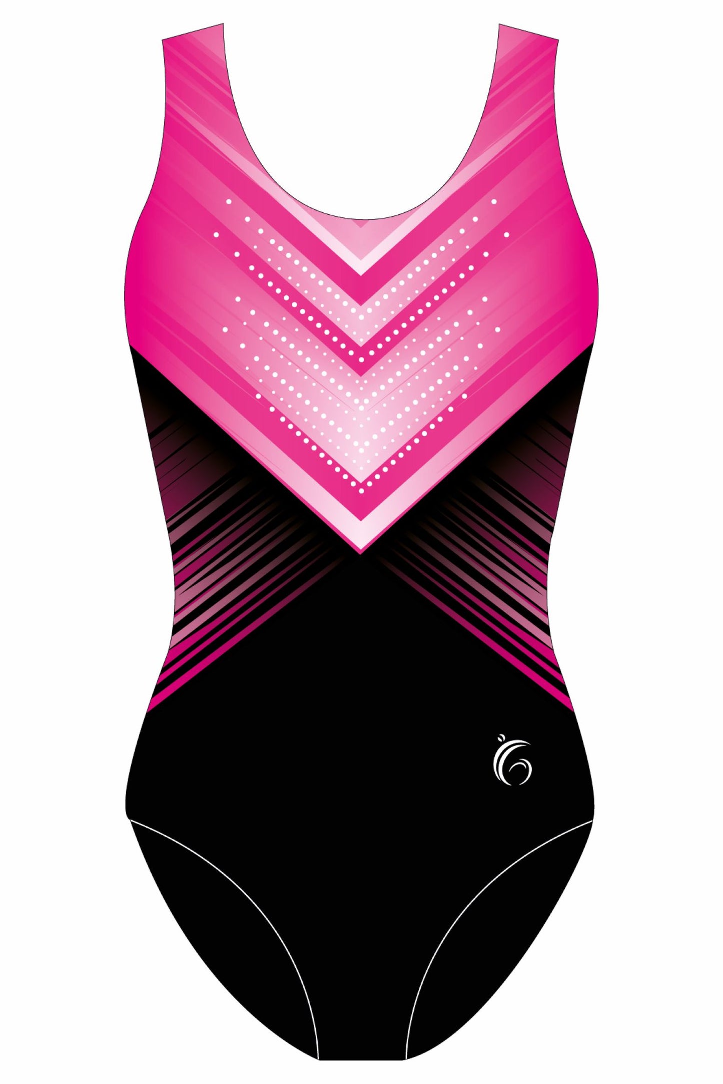 Custom Quick Ship Amazing Lines Sleeveless Leotard