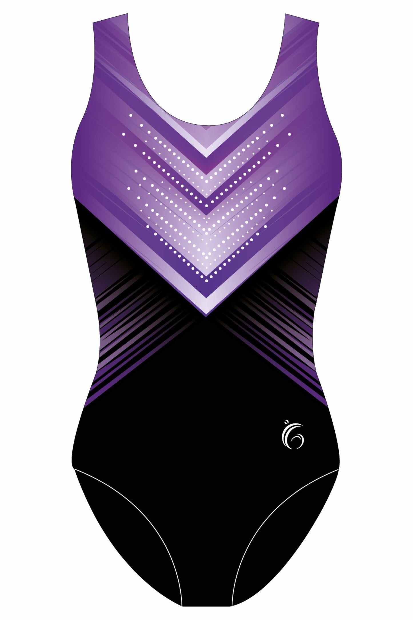 Custom Quick Ship Amazing Lines Sleeveless Leotard