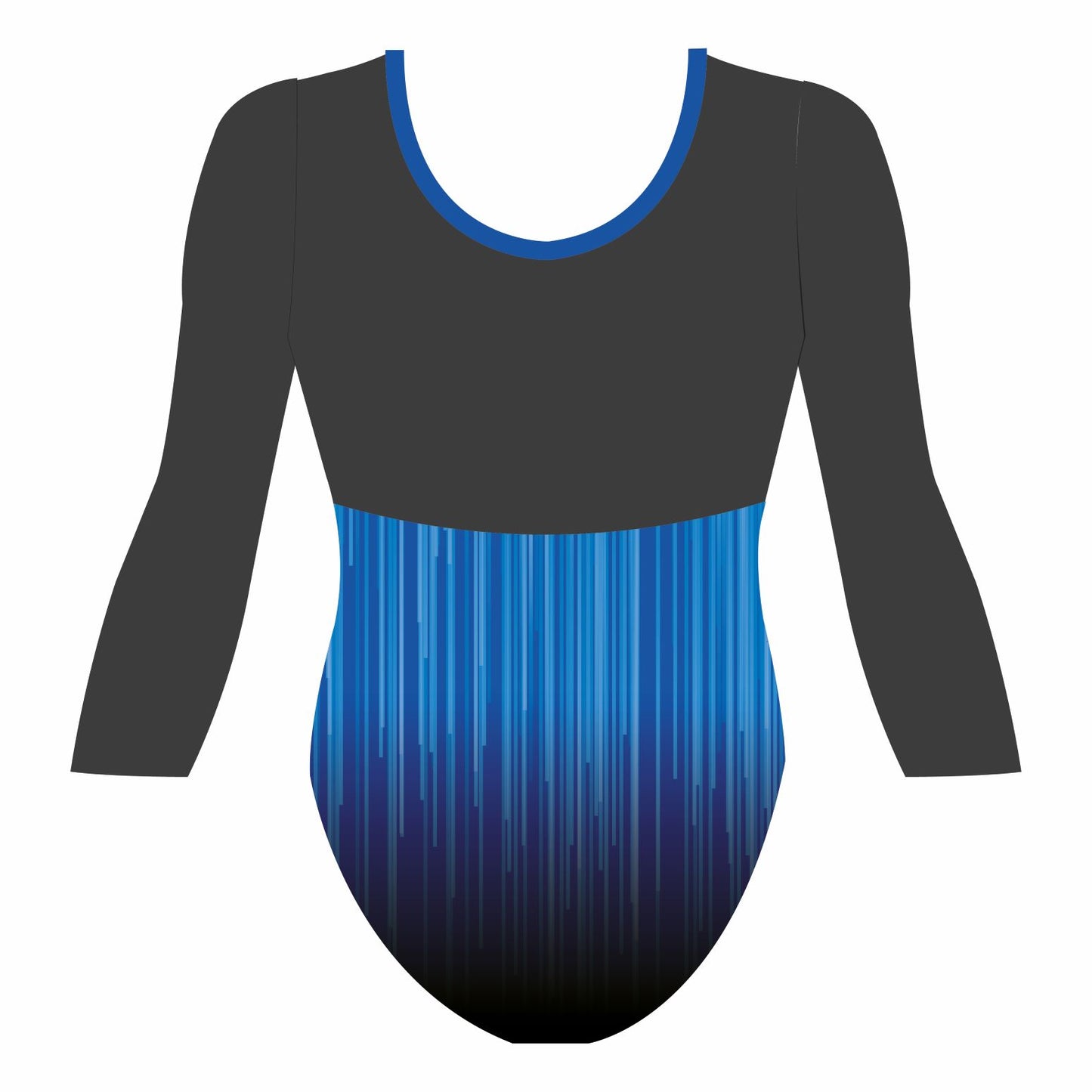 Custom Quick Ship Matrix Leotard Three Quarter Sleeve