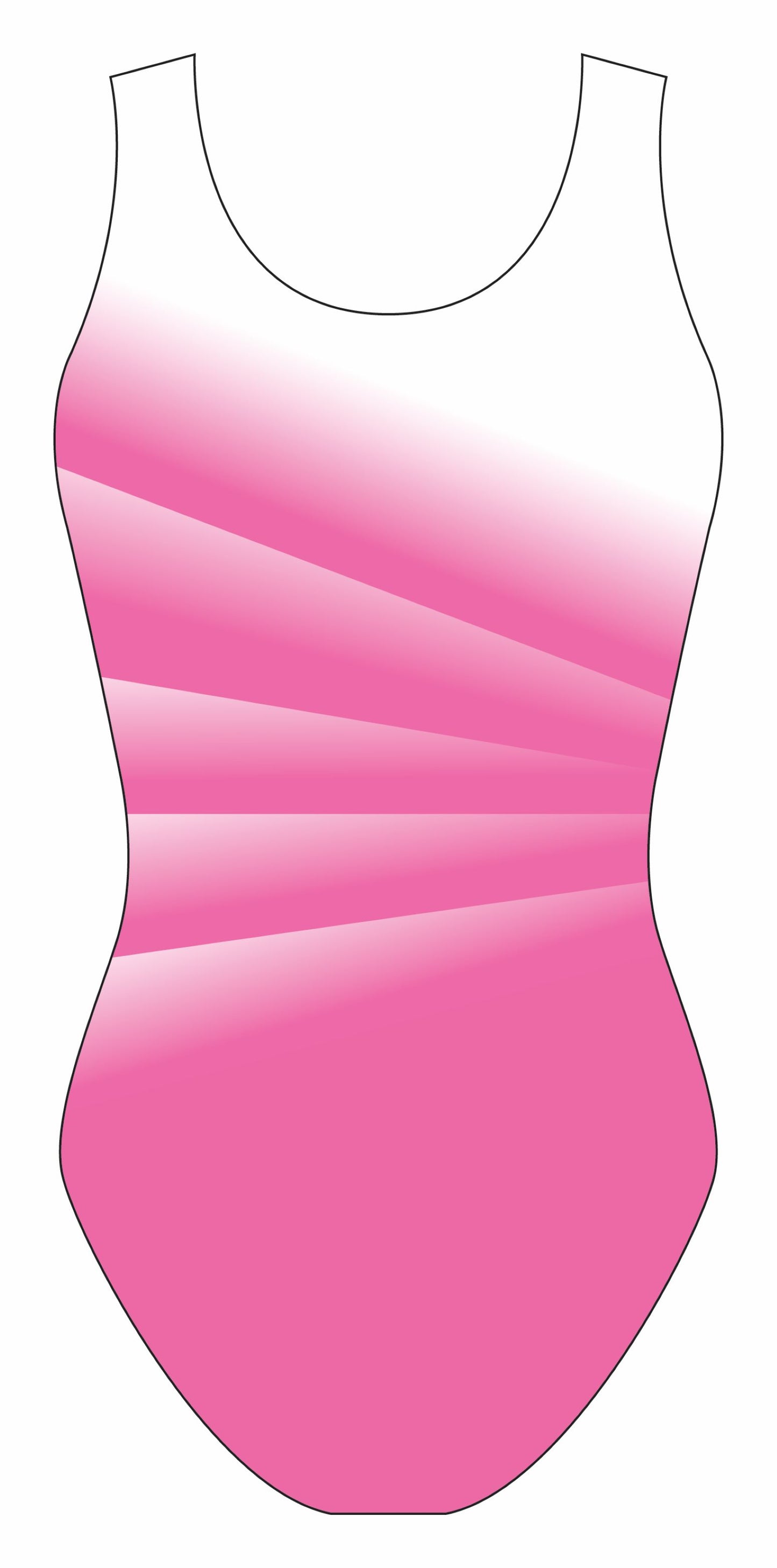 Custom Quick Ship Divine Diagonal Leotard Sleeveless