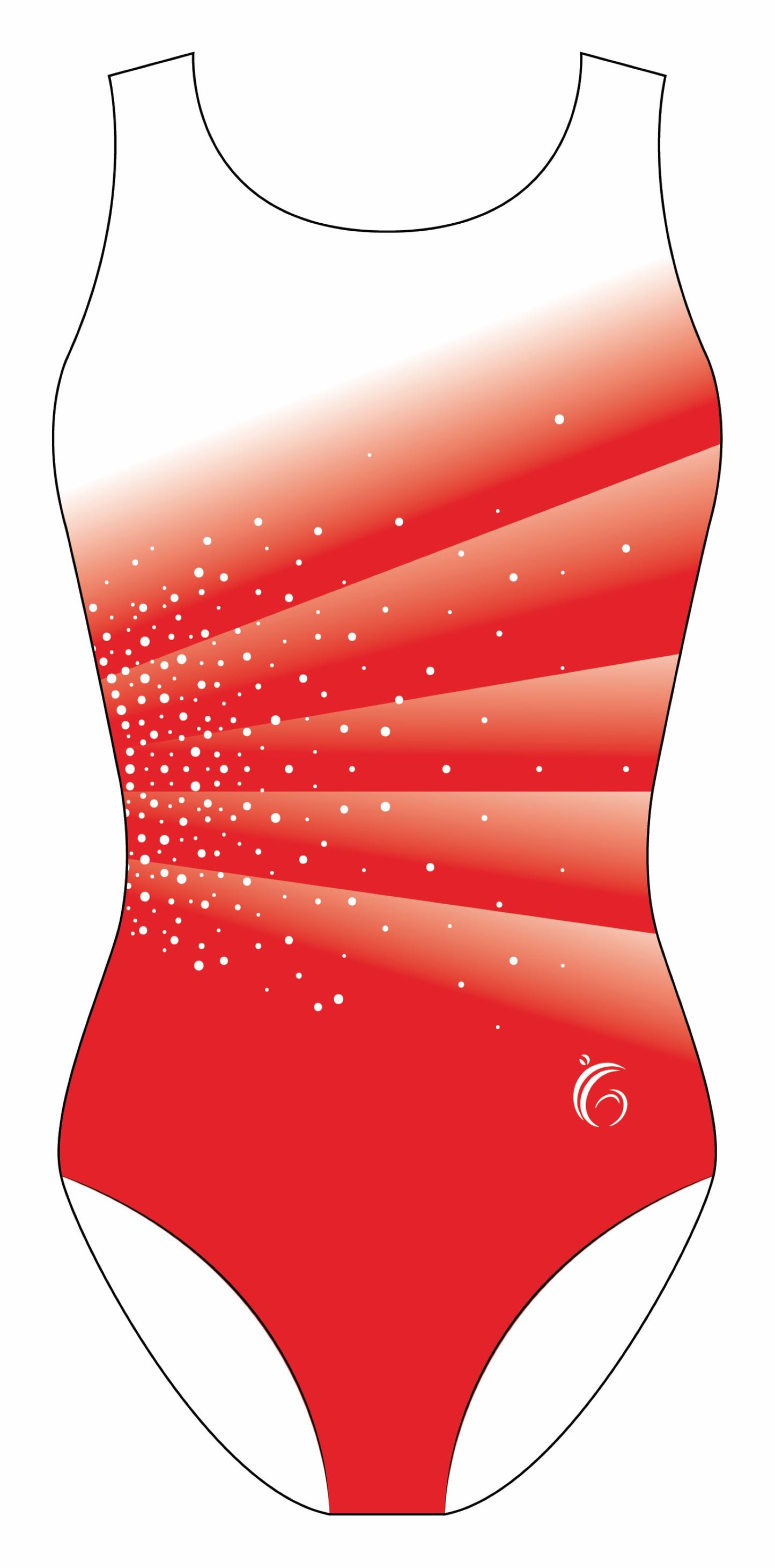 Custom Quick Ship Divine Diagonal Leotard Sleeveless