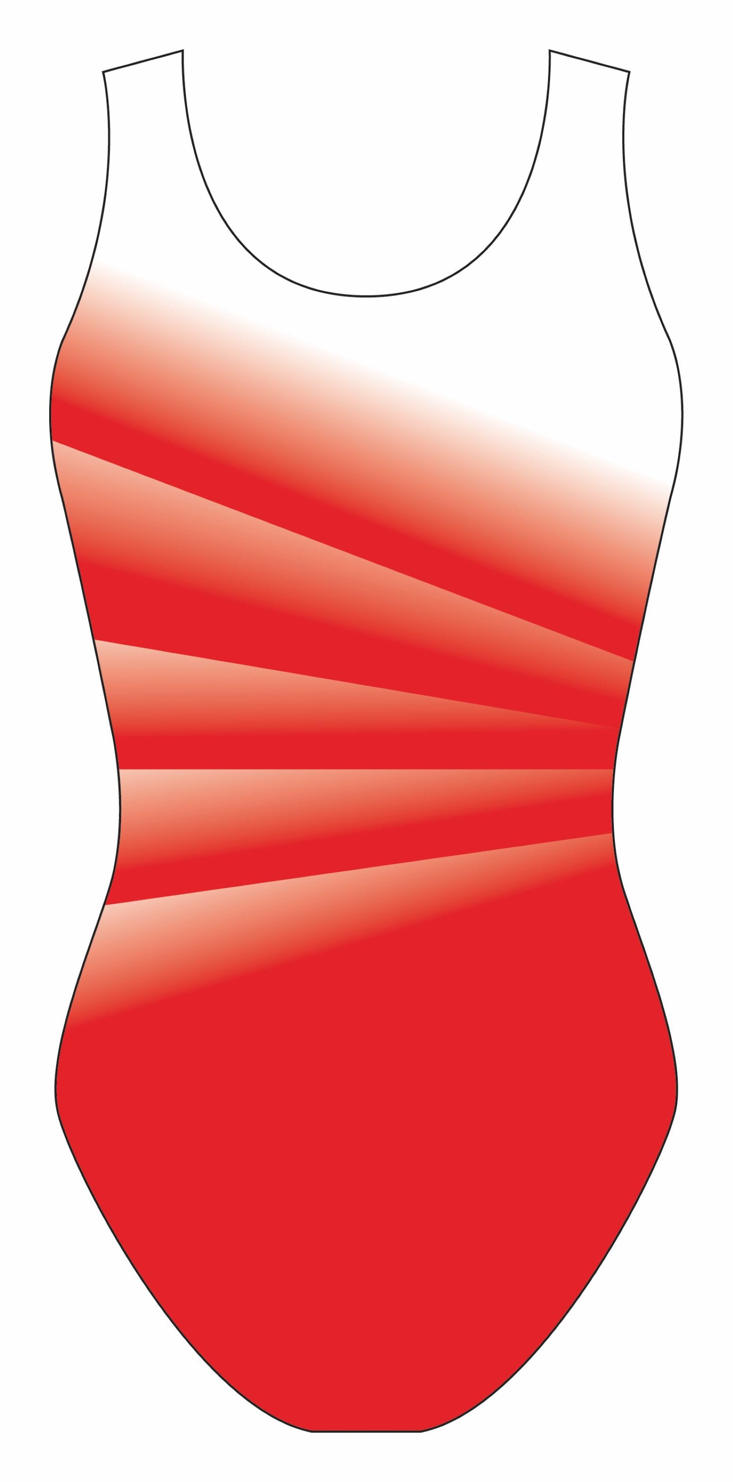 Custom Quick Ship Divine Diagonal Leotard Sleeveless