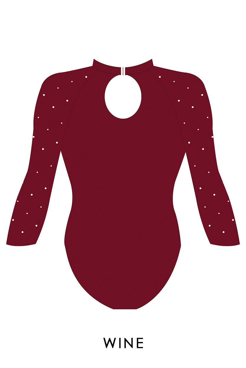 Custom Quick Ship Divine Dazzle Leotard Long Sleeve