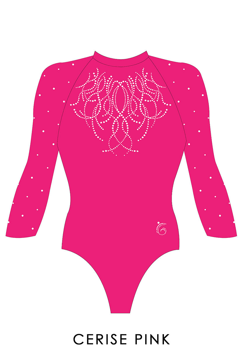 Custom Quick Ship Divine Dazzle Leotard Long Sleeve