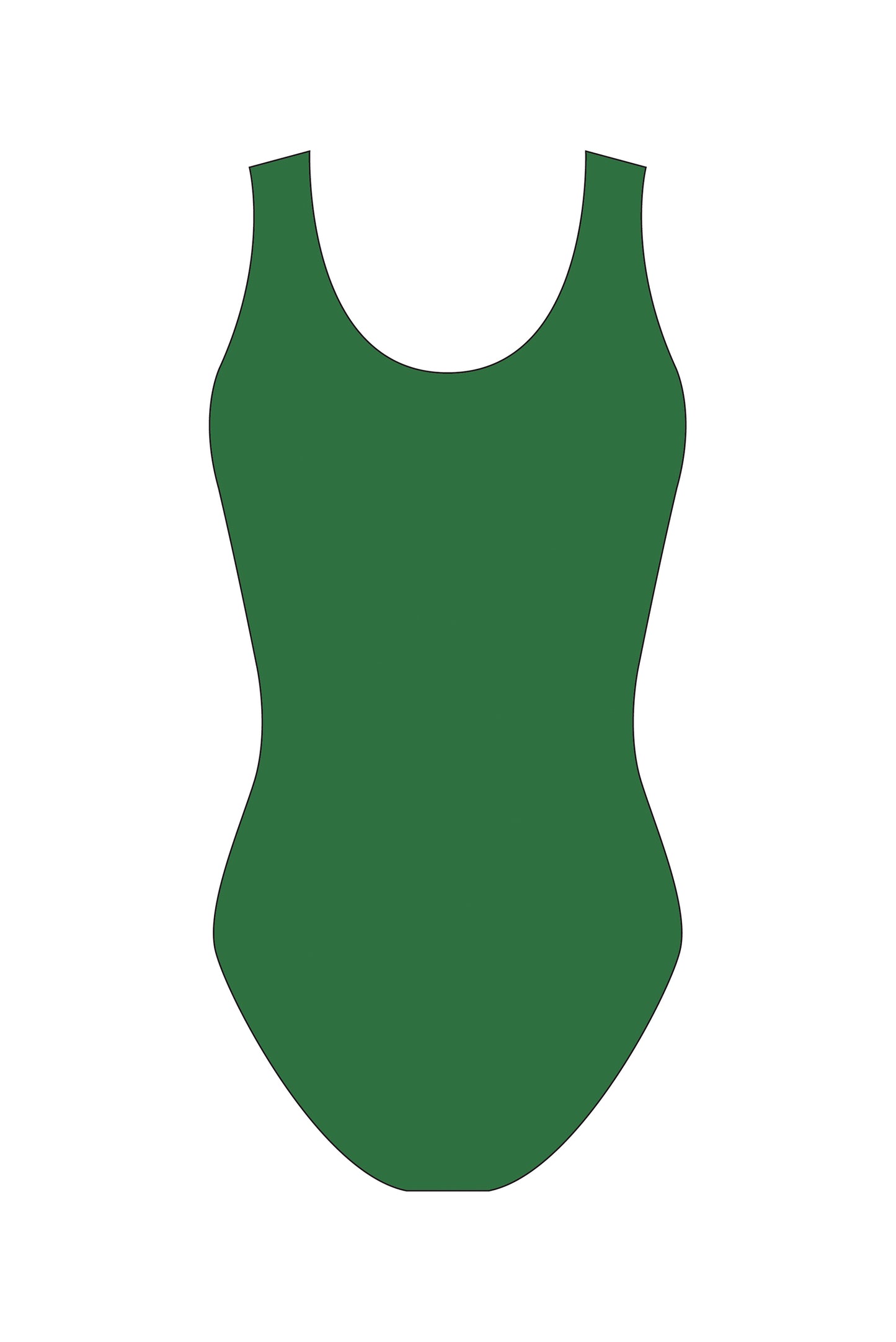 Custom Quick Ship Shimmmering Lines Sleeveless Leotard