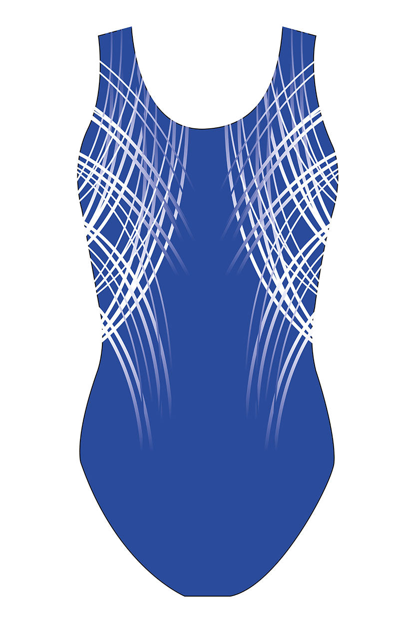 Custom Quick Ship Sublime Lines Sleeveless Leotard