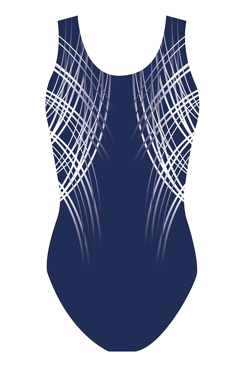 Custom Quick Ship Sublime Lines Sleeveless Leotard