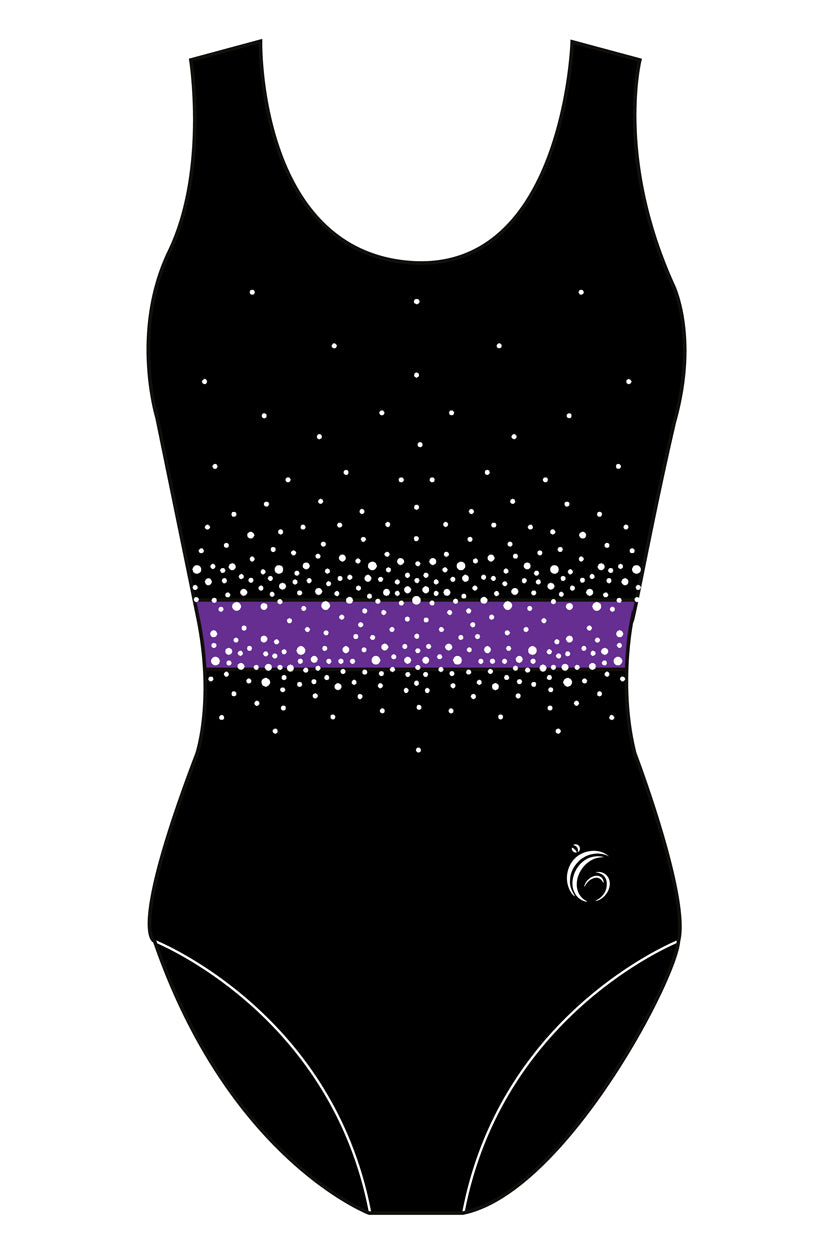 Custom Quick Ship Belted Brilliance Sleeveless Leotard