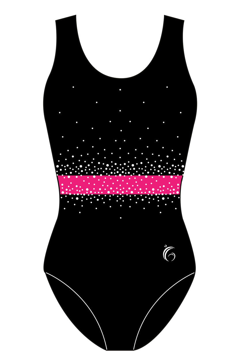 Custom Quick Ship Belted Brilliance Sleeveless Leotard