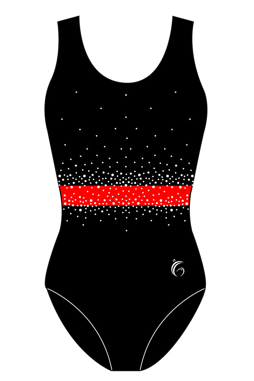 Custom Quick Ship Belted Brilliance Sleeveless Leotard