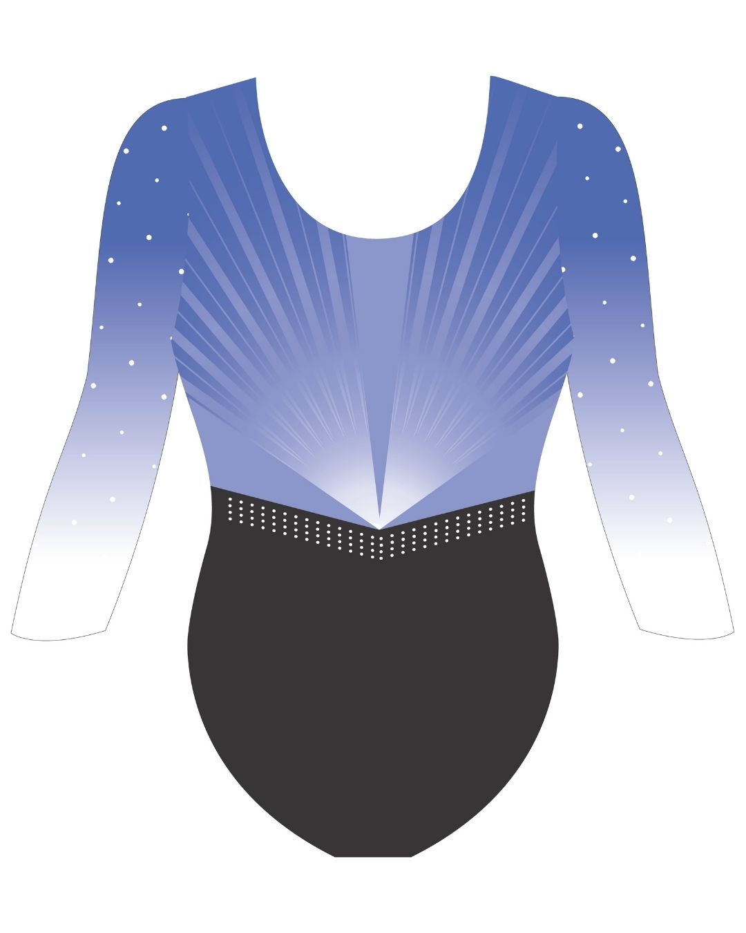 Custom Quick Ship Luxe Lines Long Sleeve Leotard
