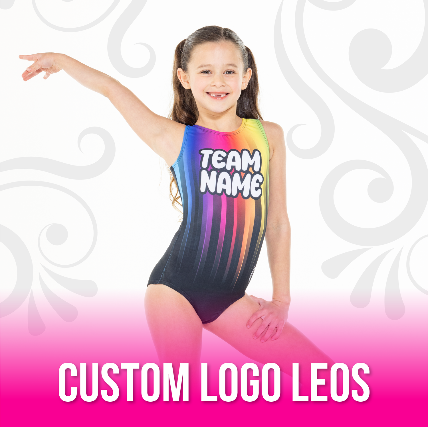 Personalized Gymnastics Leotards & Bodysuits, Custom Printed