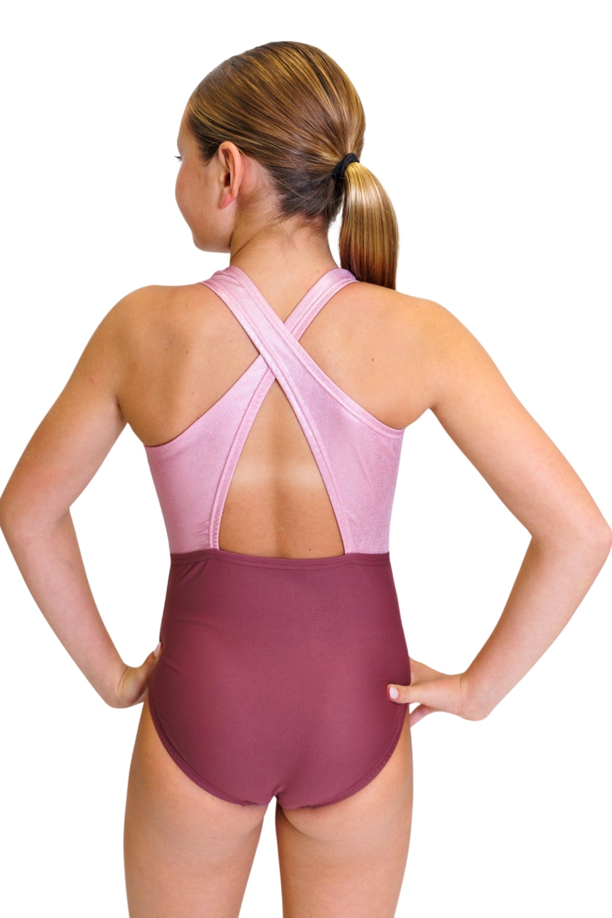 PREORDER - Colorful Radiance Criss Cross in Burgundy