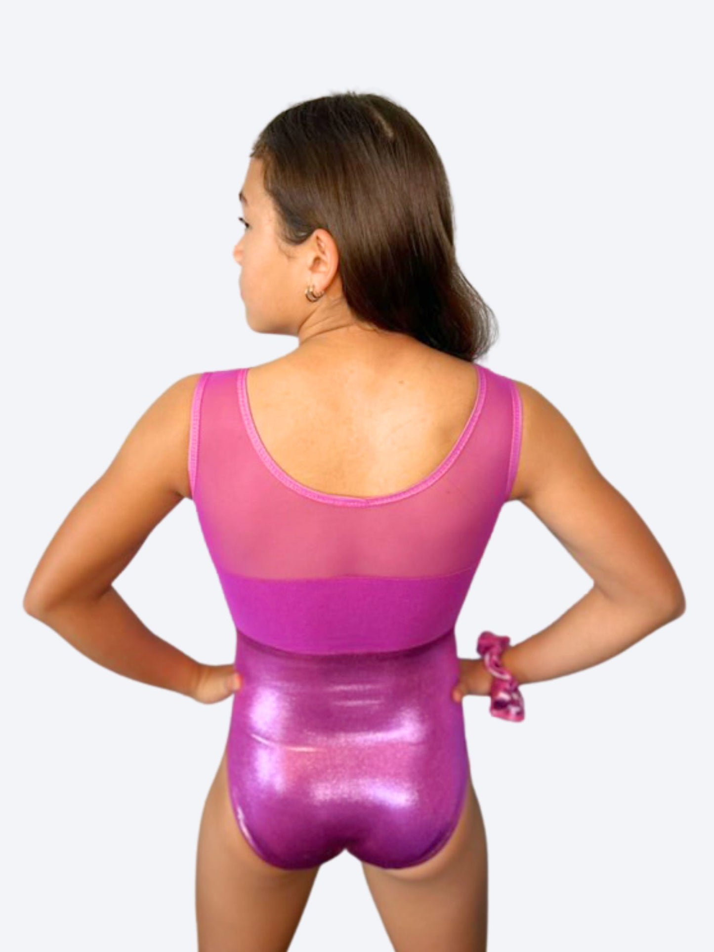 Radiant Sparkle Sweetheart Mesh Leotard