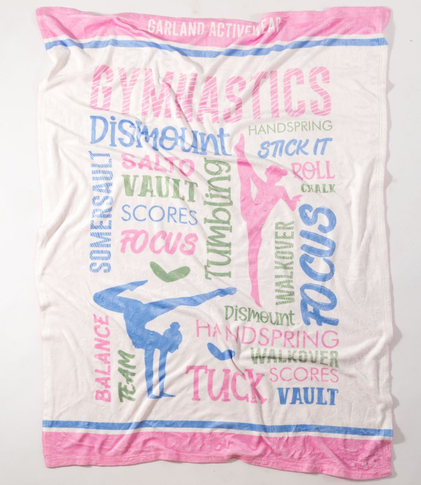 Gymnastics Girl Fleece Blanket