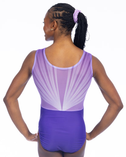 Luxe Lines Sparkle Mesh Back in Lavender