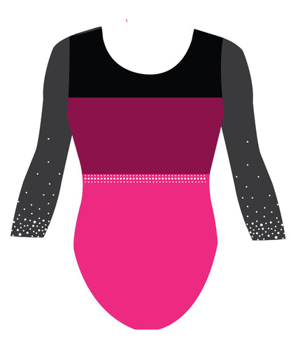 Custom Quick Ship Radiant Sweetheart Leotard Long Sleeve