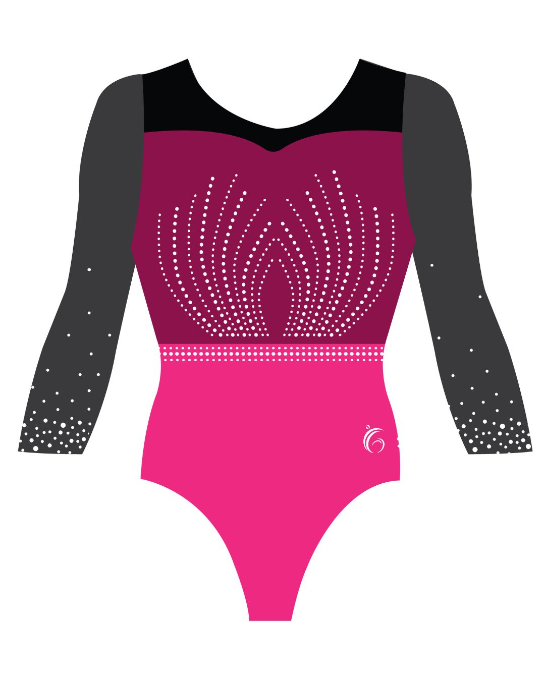 Custom Quick Ship Radiant Sweetheart Leotard Long Sleeve