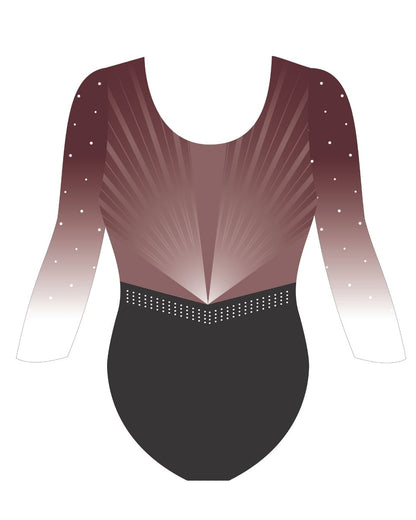 Custom Quick Ship Luxe Lines Long Sleeve Leotard