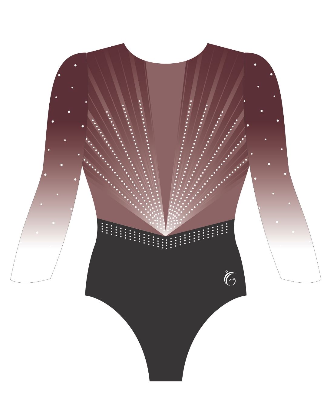 Custom Quick Ship Luxe Lines Long Sleeve Leotard
