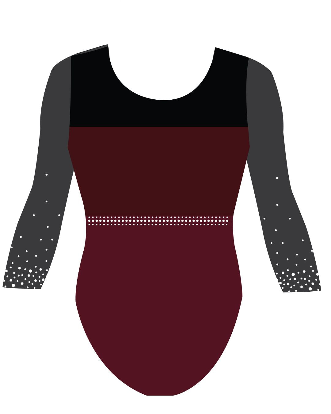 Custom Quick Ship Radiant Sweetheart Leotard Long Sleeve