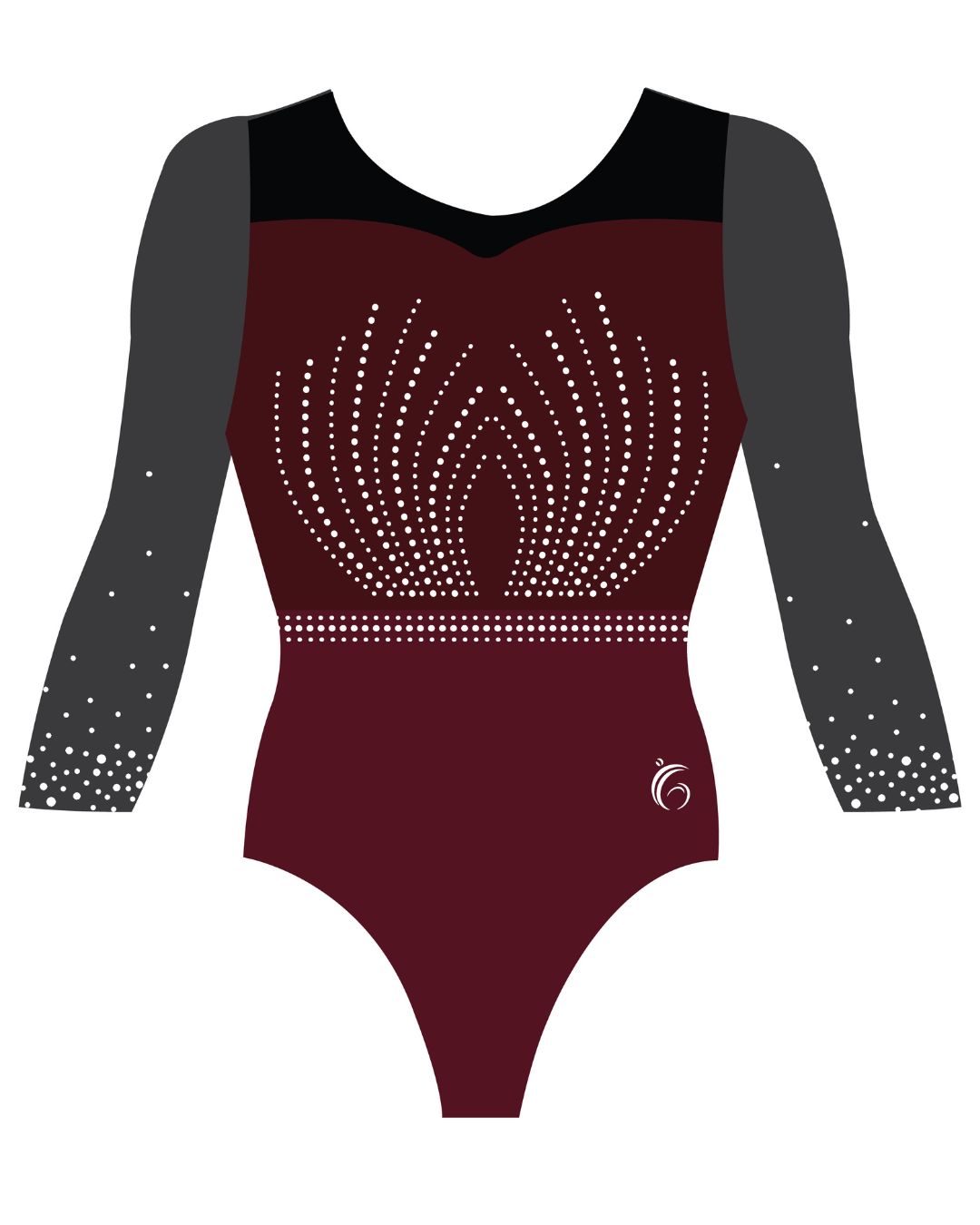 Custom Quick Ship Radiant Sweetheart Leotard Long Sleeve