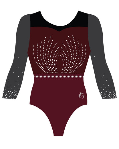 Custom Quick Ship Radiant Sweetheart Leotard Long Sleeve
