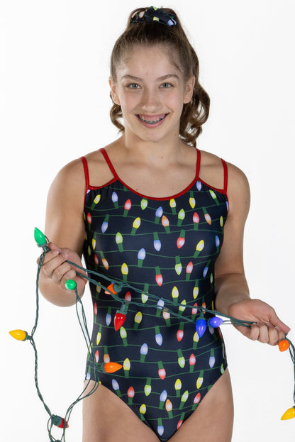 Holiday Lights Strappy Leotard