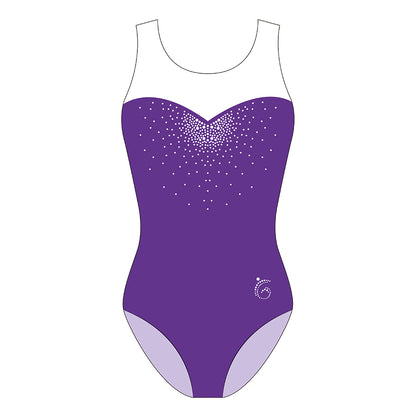 Custom Quick Ship Sequin Sweetheart Sleeveless Leotard