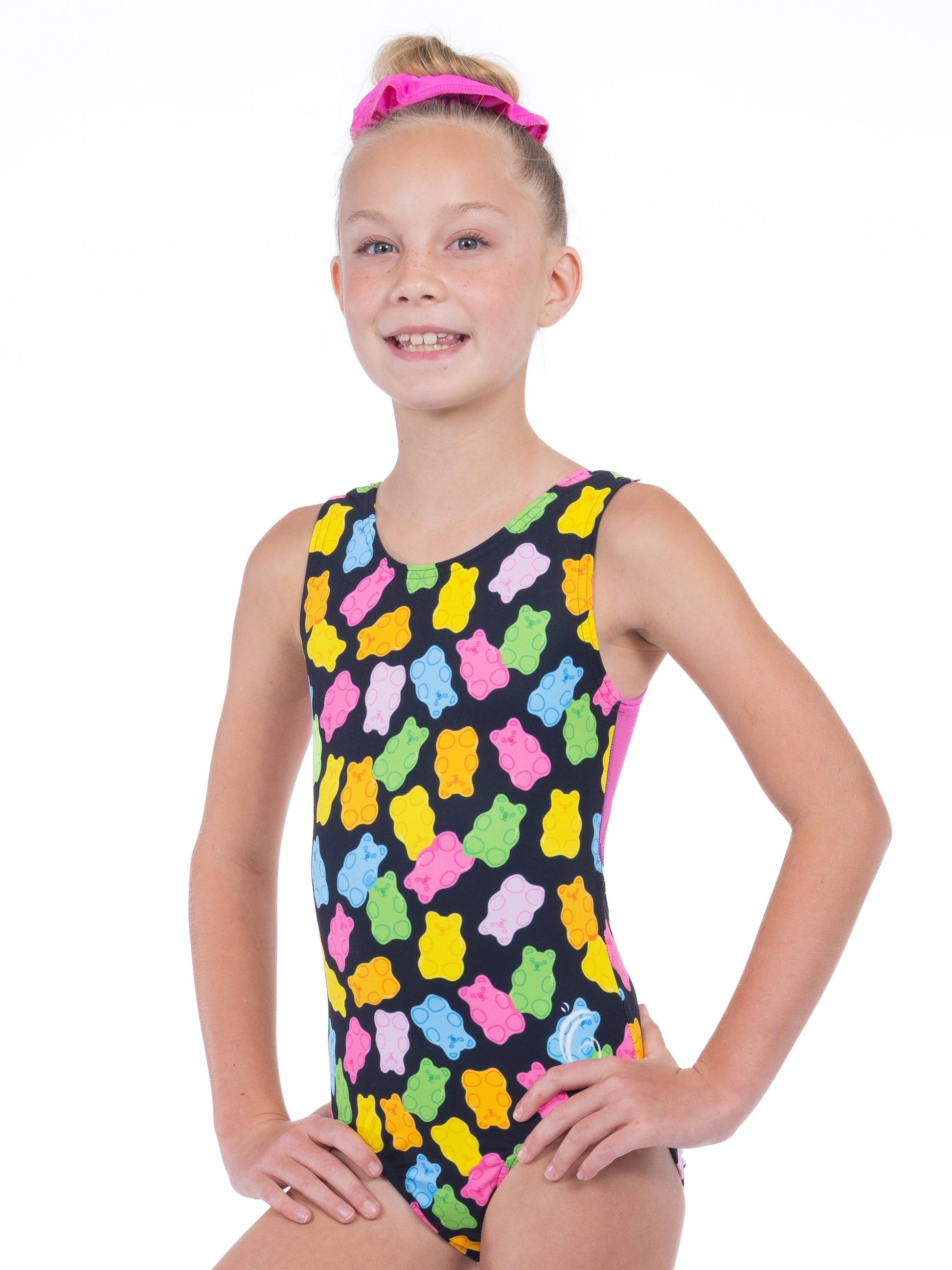 Made in the USA gymnastics apparel. Softy fabric gymnastics leotard!