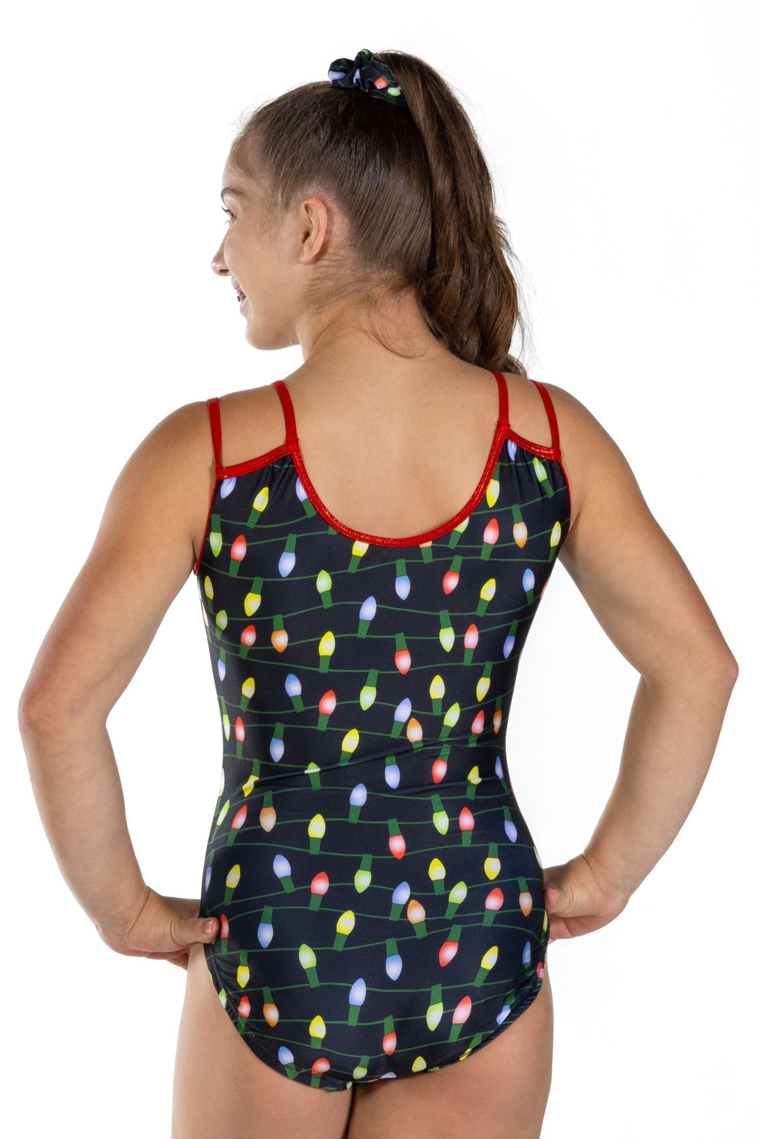 Holiday Lights Strappy Leotard