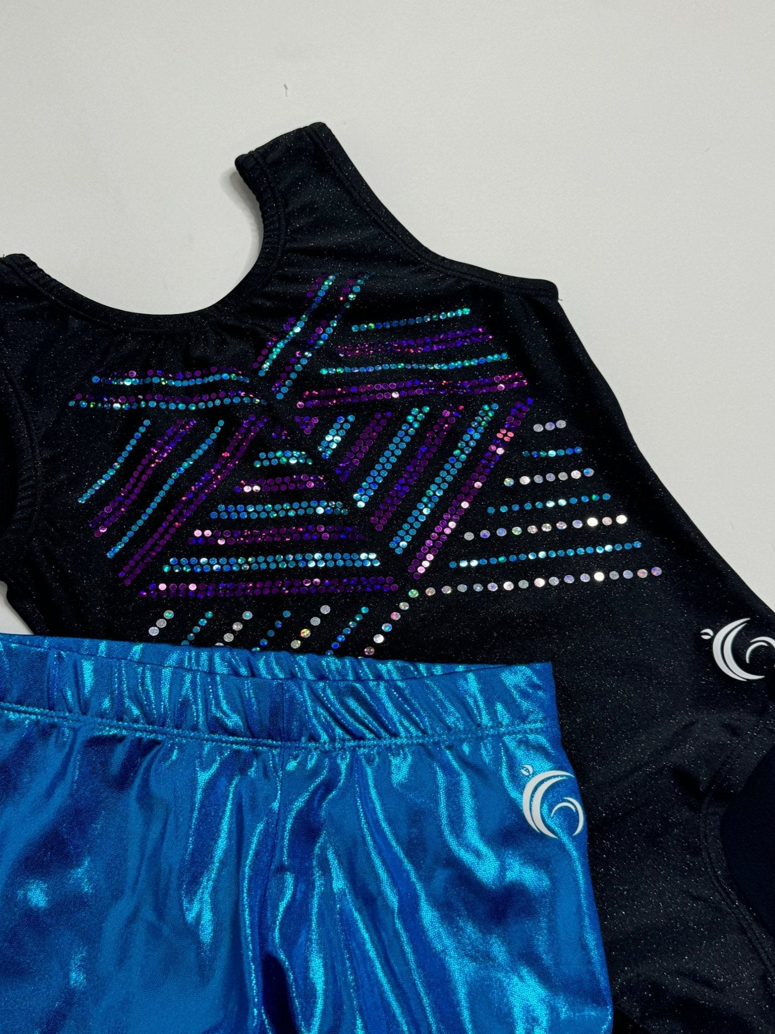 Gymnastics leotard outlets and shorts bundle