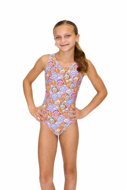 Dumpling Squishy Open Back Leotard