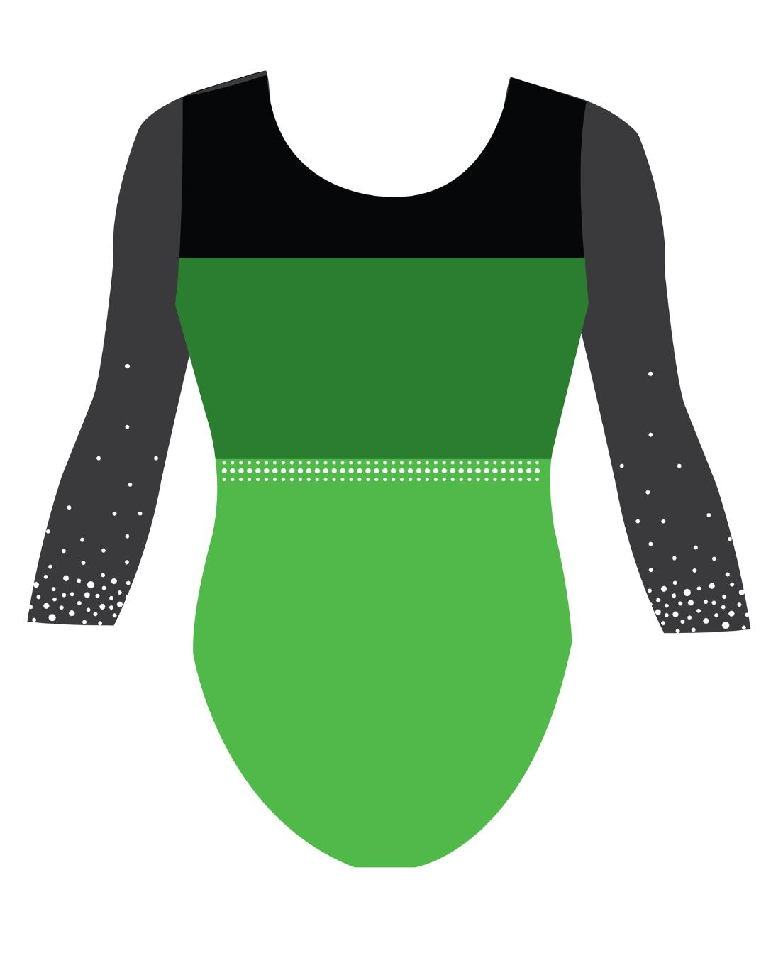 Custom Quick Ship Radiant Sweetheart Leotard Long Sleeve