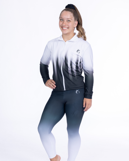 Linear Dazzle Warm Up Jacket and Leggings