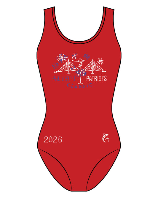 2026 Palmetto Patriots Classic Commemorative Open Back Leotard - Preorder
