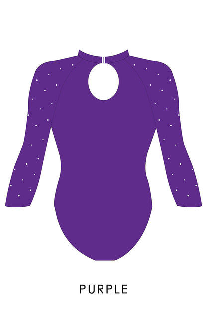 Custom Quick Ship Divine Dazzle Leotard Three Quarter Sleeve