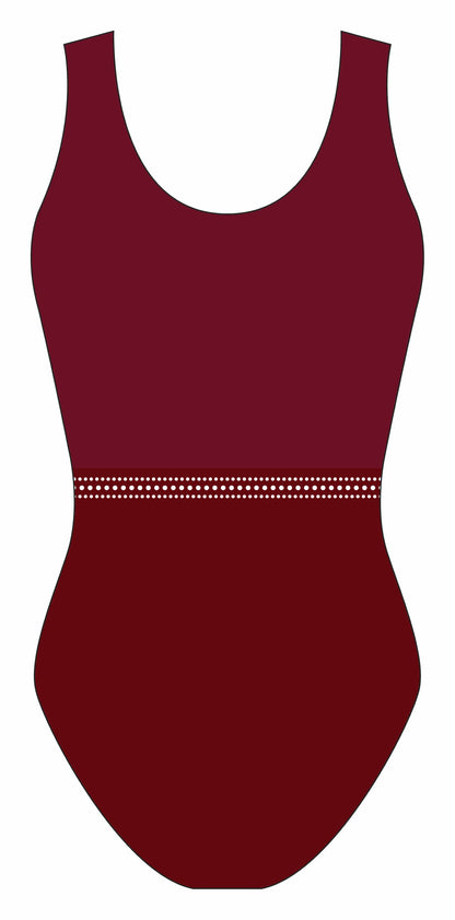 Custom Quick Ship Tonal Sparkle Leotard Sleeveless