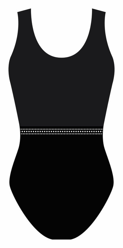 Custom Quick Ship Tonal Sparkle Leotard Sleeveless