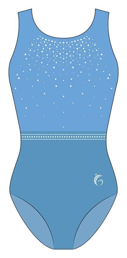 Custom Quick Ship Tonal Sparkle Leotard Sleeveless