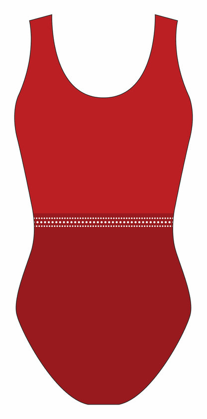 Custom Quick Ship Tonal Sparkle Leotard Sleeveless