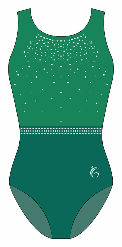 Custom Quick Ship Tonal Sparkle Leotard Sleeveless