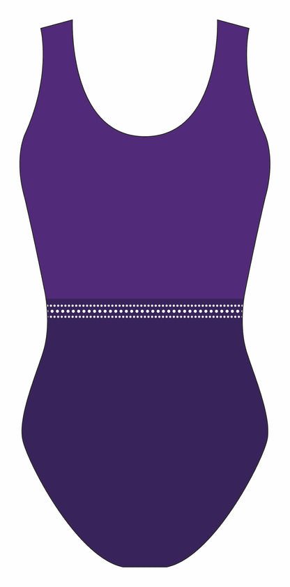 Custom Quick Ship Tonal Sparkle Leotard Sleeveless