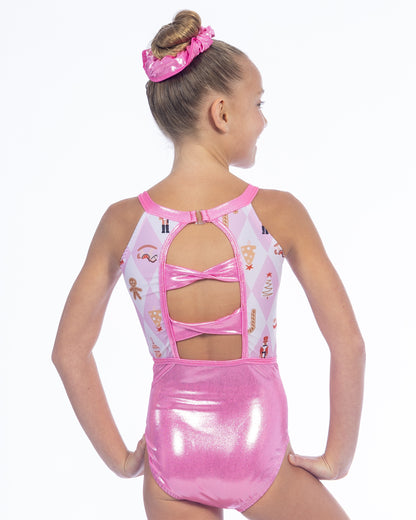 Sugarplum Surprise Twist Back Leotard
