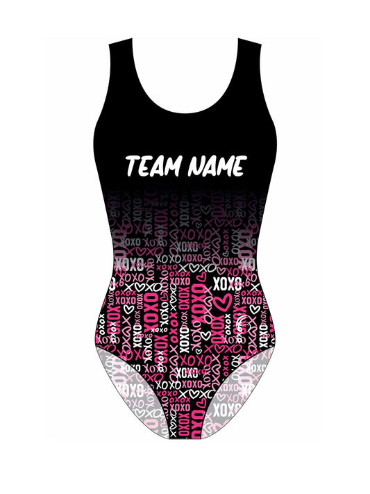 Custom Quick Ship Logo Leotard XOXO Racerback